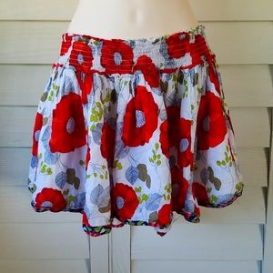 Hollister Light Cotton Miniskirt